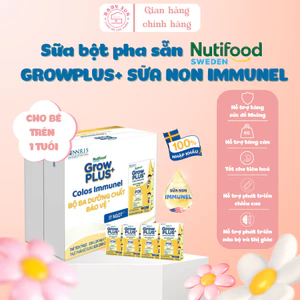 Sữa Pha Sẵn Grow PLUS+ Colos Immunel Nutifood