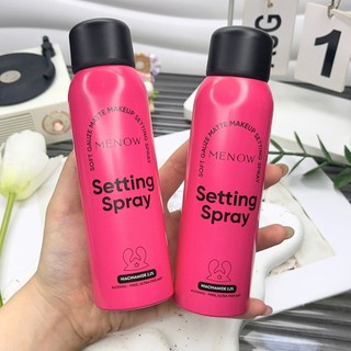 [MENOW] Xịt Khóa Nền Makeup Menow Vỏ Hồng Tia Xịt Phun Sương, Matte Makeup Setting Spray, 100ml