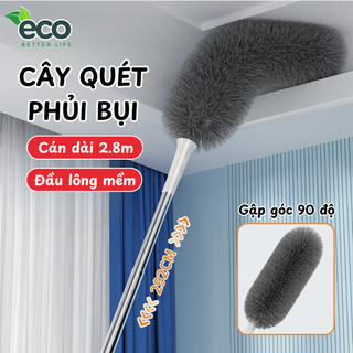 Chổi Quét Bụi Cán Dài Xoay 360 Độ Linh Hoạt, Cây Lau Bụi Làm Sạch Trần Nhà Và Ngóc Ngách Tiện Lợi