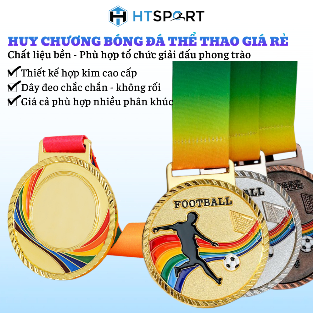 Huy Chương Bóng Đá, Bóng Chuyền, Không Logo - Huy Chương Giá Rẻ Phù Hợp Giải Đấu, Sự Kiện, Trường Học
