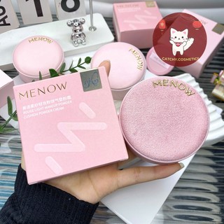 [MENOW] Cushion/ Phấn Nước Menow 2 Tầng Kèm Phấn Phủ Vỏ Hồng, Cushion Powder Cream, 17g