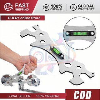 Thước Cân Vòi Hoa Sen Nóng Lạnh - Cờ Lê Đa Năng, Dụng Cụ Đo Khoảng Cách Đặc Biệt