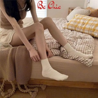 SET Tất / Vớ cổ cao cotton Nam Nữ T 905 chống hôi chân, co giãn tốt BC_CHIC LINGERIE