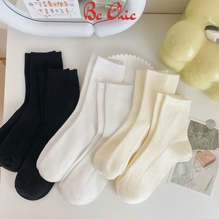 SET Tất / Vớ cổ cao cotton Nam Nữ T 905 chống hôi chân, co giãn tốt BC_CHIC LINGERIE