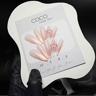 (HỎA TỐC) Móng úp tay, Nailbox thiết kế màu mắt mèo G140 nặn hoa nổi hottrend nhà GEMYCHIP
