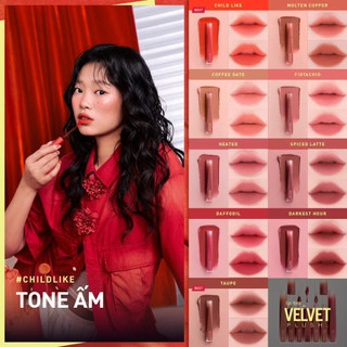 [3CE] Son Kem Lì Nhung Mịn 3CE Velvet Lip Tint Plush