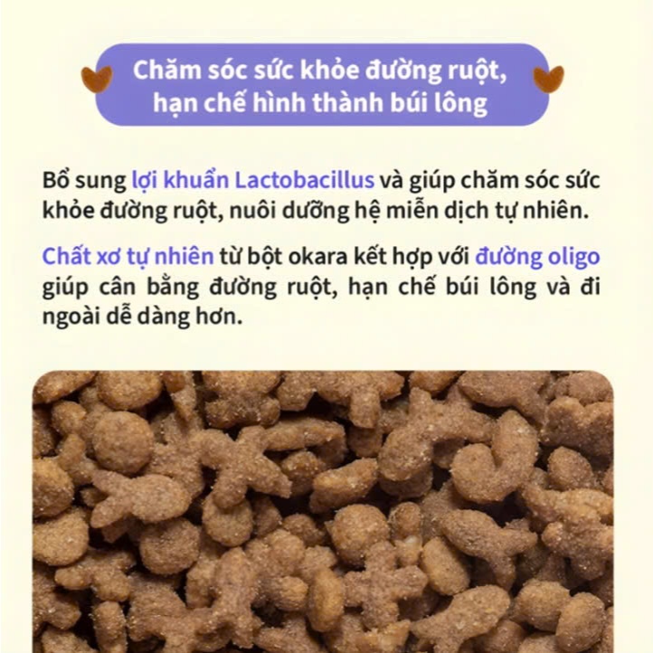 Thức ăn hạt CattyMan cho mèo mọi lứa tuổi - Vị Gà & Cá ngừ chăm sóc tiết niệu và đường ruột [200g-700g]
