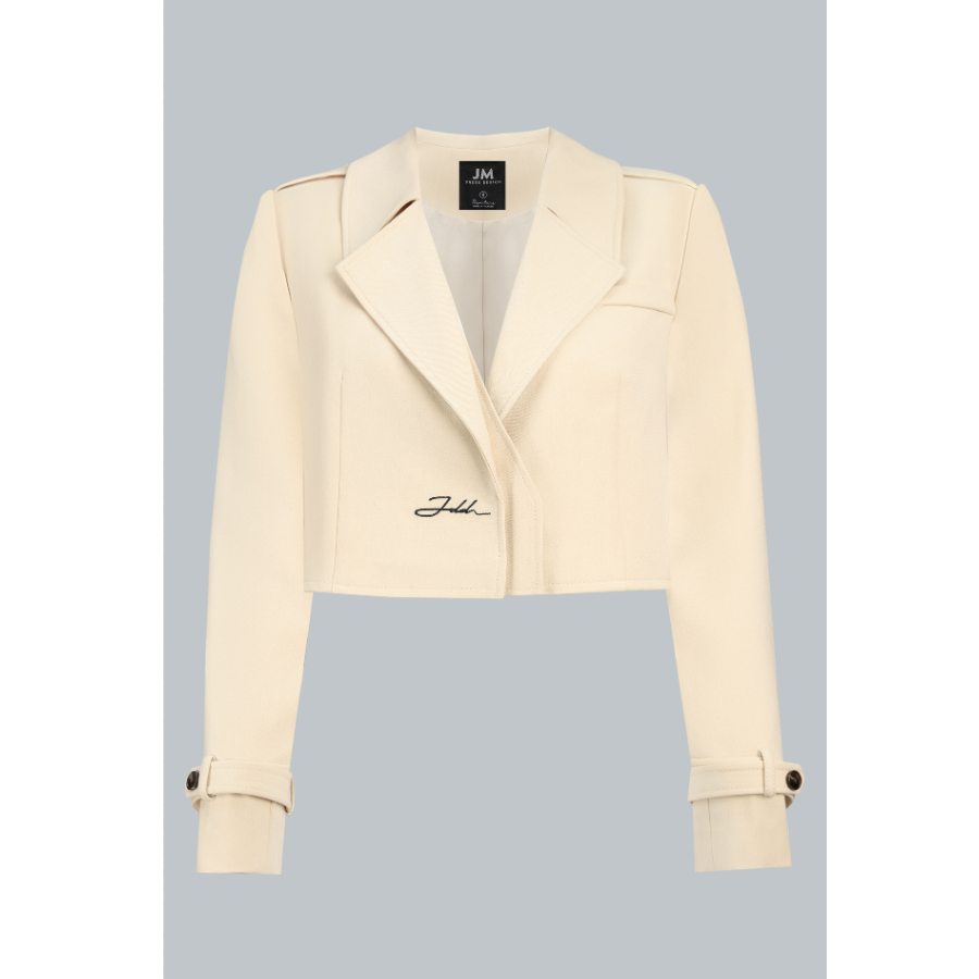 Set Đồ Áo Trench Coat Dáng Ngắn 2 Nẹp Thêu 5C01.2510, Chân Váy Midi Xếp Ly 4L14.2510. Set Công Sở Cao Cấp Modern By JM