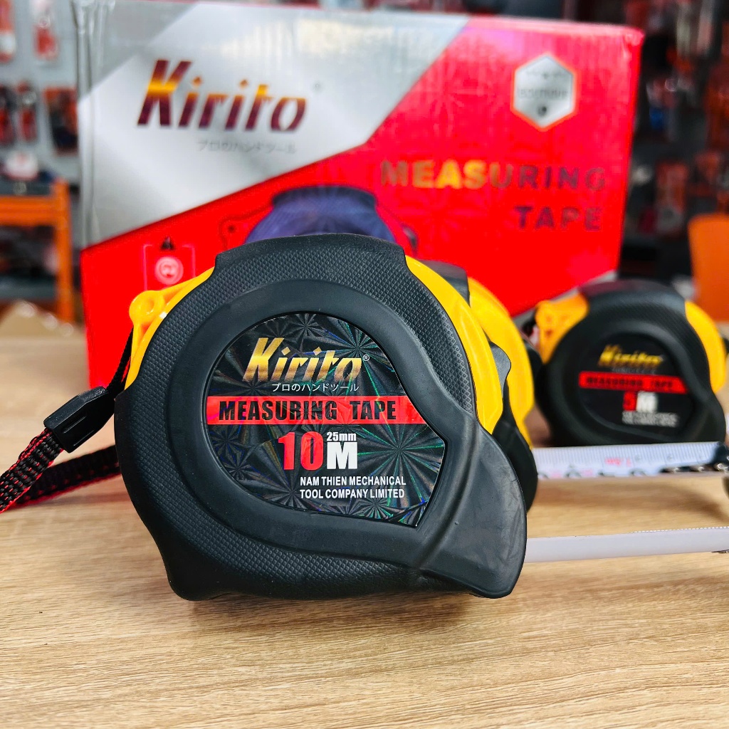 [Hộp 12 Cái] Thước Cuộn GF 5M, 7,5M, 10M – Thước Rút Thép Cao Cấp Chống Gỉ, Rõ Số, Chống Va Đập