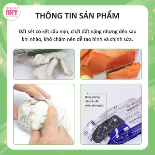 [HỎA TỐC HCM] Đất sét tạo hình tự khô Mont Marte