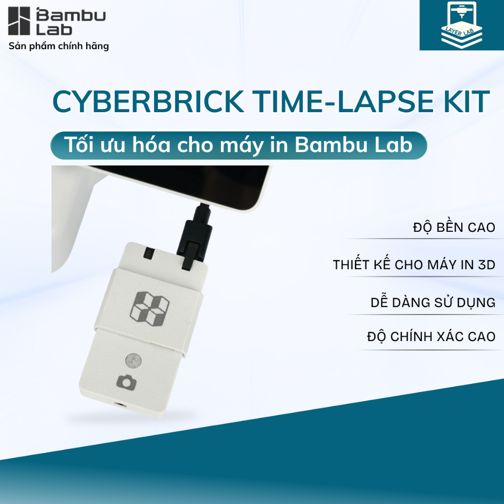 Bambu Lab CyberBrick Time-lapse Kit| Bộ Kit Chụp Ảnh Timelapse Cho Các ...