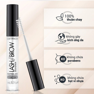 Mascara Định Hình Và Dưỡng Mi, Mày Catrice Lash Brow Designer Shaping And Conditioning Mascara Gel 6ml
