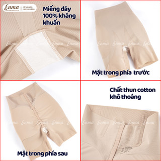 Quần Độn  Mông, Độn Hõm Hông ENMA Hỗ Trợ Siết Eo Nịt Bụng Dưới Tự Nhiên Không Lộ Viền, Không Giả Trân QS08