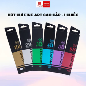 Bút Chì Gỗ Chuyên Phác Họa Fine Art Cao Cấp HB/2B/3B/4B/5B/6B -1 Chiếc , Nét Bút Mịn, Họa Cụ, Vẽ Tranh Chuyên Nghiệp