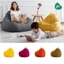 Ghế Lười Hạt Xốp Bean Bag Dáng Lê Vải Nhung Tăm Sợi Poly Hạt Xốp Eps 2mm 3mm - 3IIHOMEGLHXNT290624