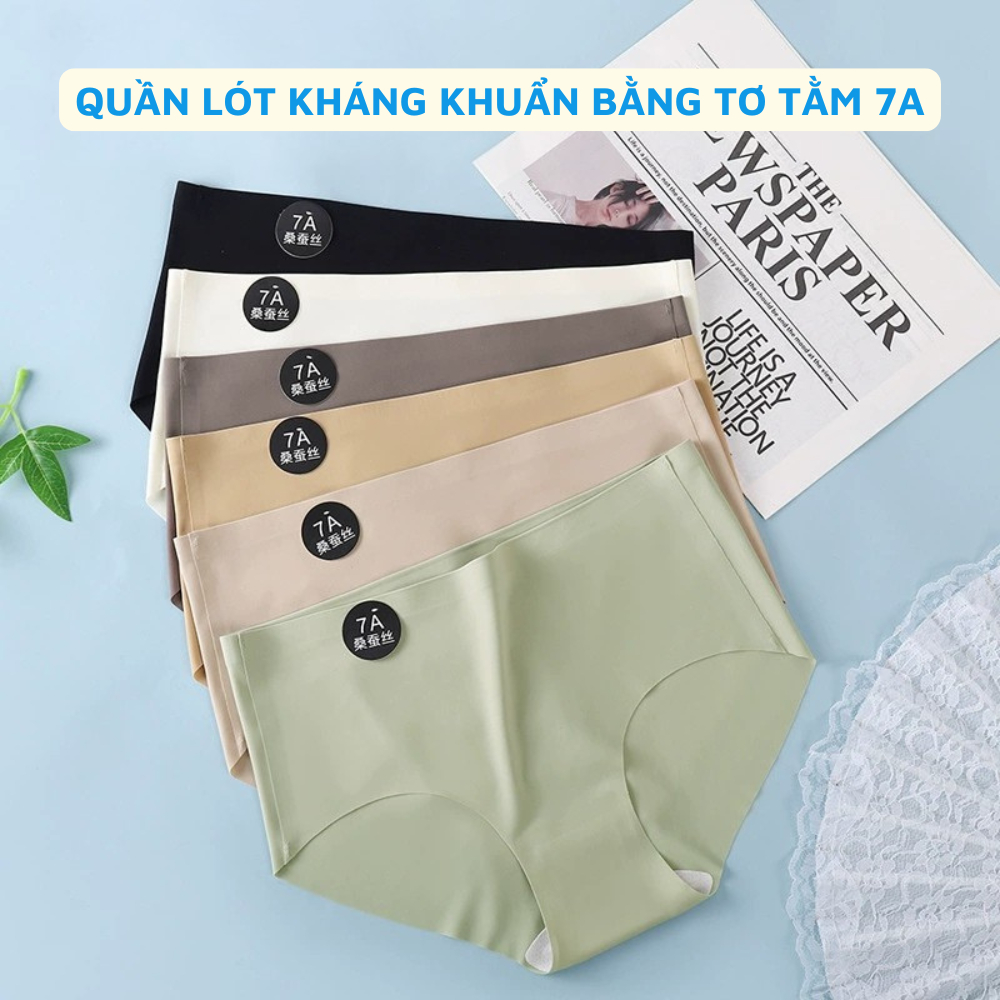 Quần Lót Nữ Su Không Đường May Chống Lộ Viền, Quần Chip Nữ Cạp Vừa Ôm Dáng Đáy Dán Kháng Khuẩn L618