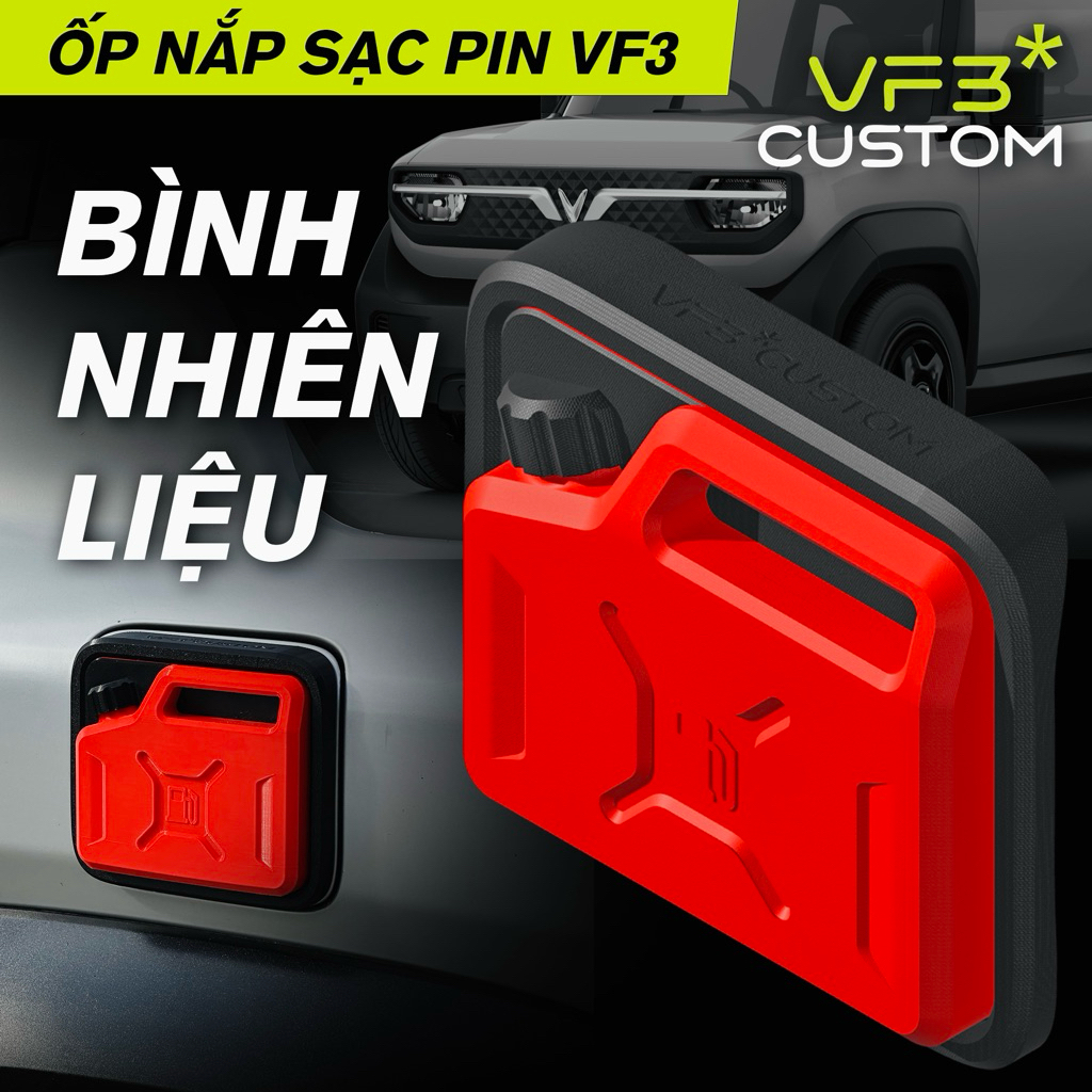 Ốp nắp sạc pin VF3 bình nhiên liệu tuỳ chọn màu sắc