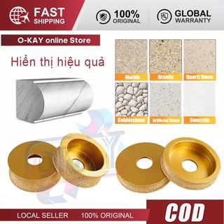 Đĩa Mài Bo Cạnh Tròn Vát Vuông, Đá Hoa Cương, Phào Chỉ, Tạo Rãnh, Dành Cho Máy Cầm Tay, Chất Lượng Cao, Giá Tốt
