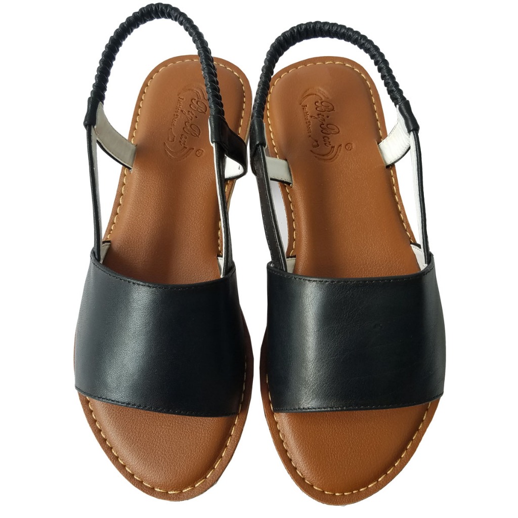Giày Sandal Nữ Da Bò Thật BIGGBEN Cao Cấp HKD1011