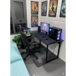 Bàn Gaming chữ U FUFUTECH chân sắt, mặt gỗ MDF cao cấp, setup gaming cực chất đặt 2 màn hình cực dễ làm việc đều sướng — ảnh 2