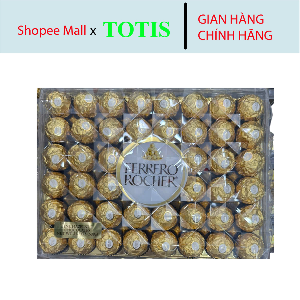Socola Ferrero Rocher hộp 48viên nặng 600gr | Shopee Việt Nam