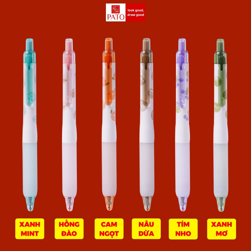 Bút Gel Hương Hoa Quả CLASSMATE - 1 Chiếc, Bút Ngòi ST 2 Bi Siêu Trơn, 0.5mm Mực Chống Nước Nhiều Màu, Nhiều Mùi Độc Đáo