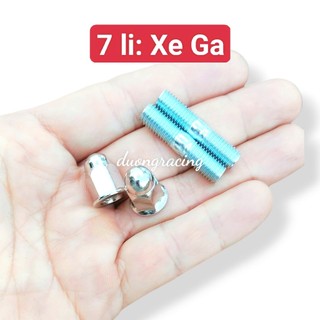 Ốc cổ pô xe số và xe ga full bộ hàng loại 1 xiken zin xe bền đẹp phụ tùng xe máy caoduongracing