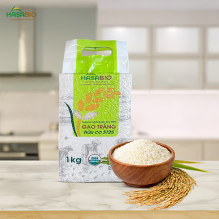 Gạo trắng hữu cơ ST25 Hasabio