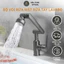 Bộ Vòi rửa Lavabo Đầu Xoay 720 Độ Thông Minh Vòi Nước Nóng Lạnh Lõi Đồng Nguyên Chất 2 Chế Độ Xả