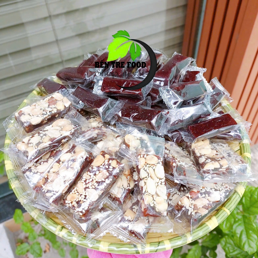 Kẹo Chuối Gừng Mè và Kẹo Chuối Tươi Cốt Dừa ít đường
