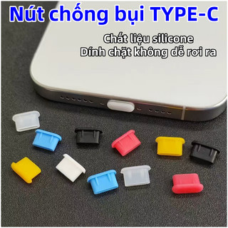 5 Nút chống bụi cổng USB - C silicon nhiều màu sắc