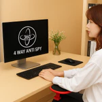 [Chống Nhìn 360 Độ PC] Miếng Dán Chống Nhìn Trộm Màn Hình Máy Tính 4 Phía Trên Dưới Trái Phải Bảo Vệ Riêng Tư — ảnh 1