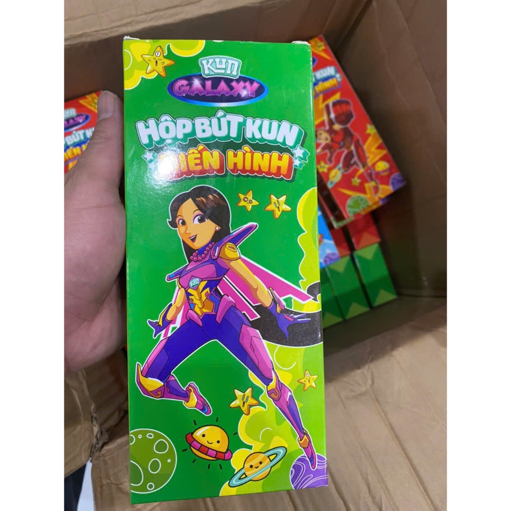 Hộp đựng bút kun biến hình đa năng có bảng tự xóa kèm bút vẽ,