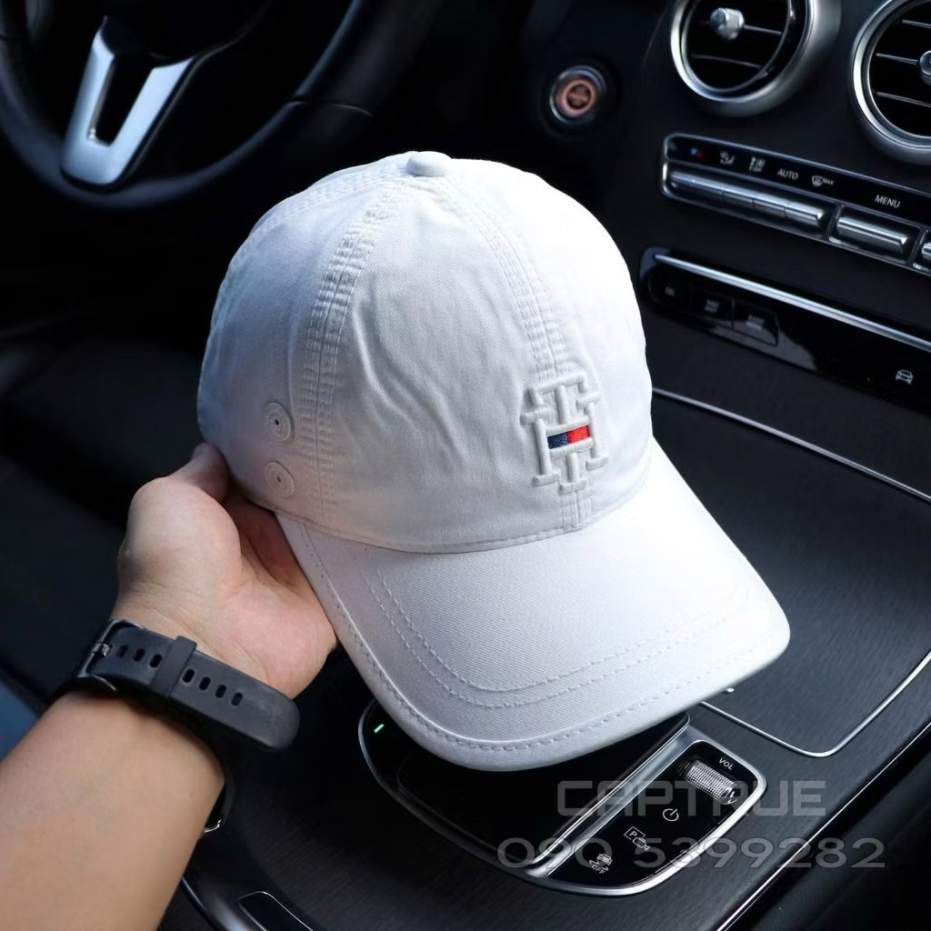 Mũ kết kaki cao cấp hàng vnxk - Nón lưỡi trai logo TH from unisex nam nữ