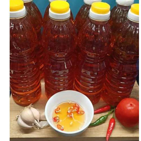 nước nắm cá cơm nhà làm bình định: chai 500ml, loại 1
