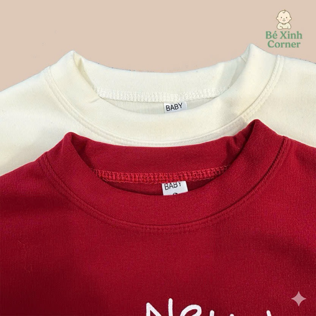 Bé Xinh Corner | Body-suit Giữ Ấm Kèm Mũ Cho Bé, chất nỉ siêu mềm mịn và giữ ấm mùa đông - 2 Màu