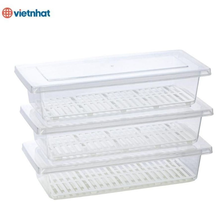 Hộp Nhựa Đựng Thực Phẩm Tủ Lạnh, Hộp Tủ Lạnh Đa Năng Cao Cấp , Hộp Bảo Quản Thực Phẩm Tươi Lâu- 1986