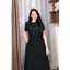 Váy Liền Cố Điệu Cộc Tay Dáng Dài 116cm.