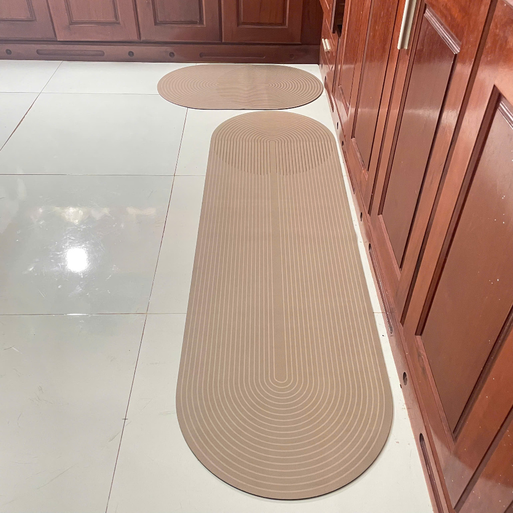 Thảm Nhà Bếp Cao Cấp SIlicon Chống Trơn Trượt Siêu Thấm Hút Cao Cấp 1986 120cm