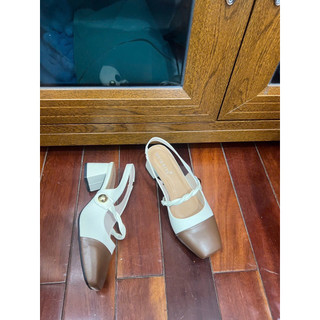 Sandal gót vuông 5 phân quai Xoắn mẫu mới hottrend