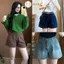 Quần Short Jean Nữ Cạp Cao Hari Chất Denim Đẹp Tôn Dáng Phong Cách Trẻ Trung