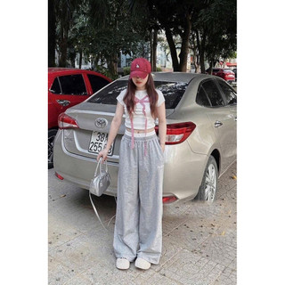 quần dây rút cạp trắng siêu đẹp