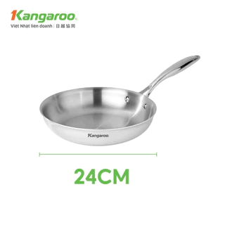 [QUÀ TẶNG KHÔNG BÁN] Chảo Inox 304 liền khối chống dính tự thân Size 24cm - KGFP24D1NE