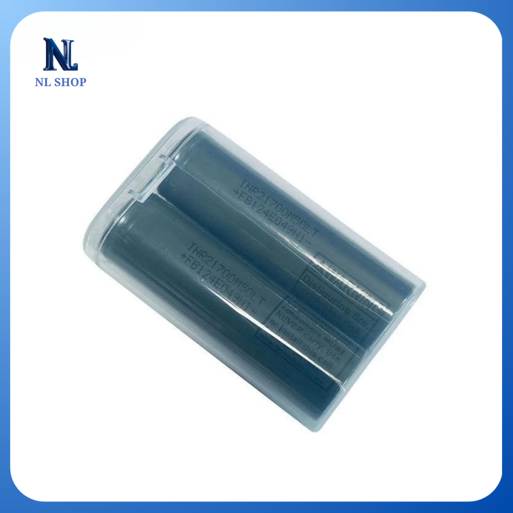 Hộp đựng lưu trữ pin 21700 đầu phẳng nhựa PP trong suốt