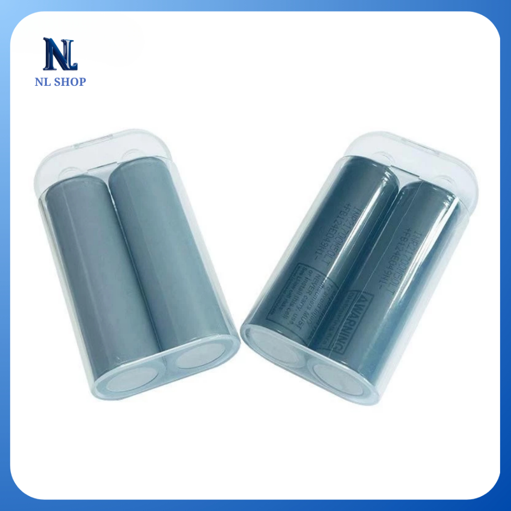 Hộp đựng lưu trữ pin 21700 đầu phẳng nhựa PP trong suốt