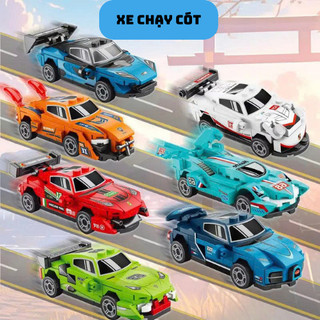 Mô Hình Lắp Ráp Ô Tô Cót Mini Có Hộp 70 Chi Tiết, Mô Hình Xếp Hình Xe Đua Cỡ Nhỏ, Đồ Chơi Quà Tặng Lắp Ráp Bobotoys
