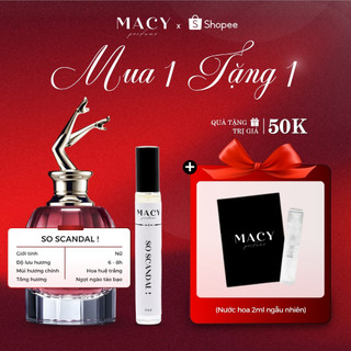 Nước hoa nữ Macy | So Scandal | Ngọt đậm, lưu hương cực lâu