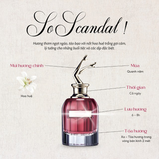 Nước hoa nữ Macy | So Scandal | Ngọt đậm, lưu hương cực lâu