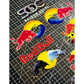 Tem Sticker DTF Bộ Sưu Tập Redbull Limited Edition 2025 - Redbull Collection 2025 - 4 Mẫu Limited |SGDC - 1 Cái/Cặp|