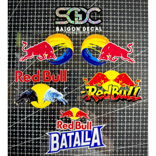 Tem Sticker DTF Bộ Sưu Tập Redbull Limited Edition 2025 - Redbull Collection 2025 - 4 Mẫu Limited |SGDC - 1 Cái/Cặp|